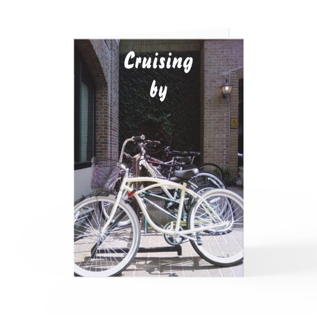 "cruising By" Get Well Wishes Invitations