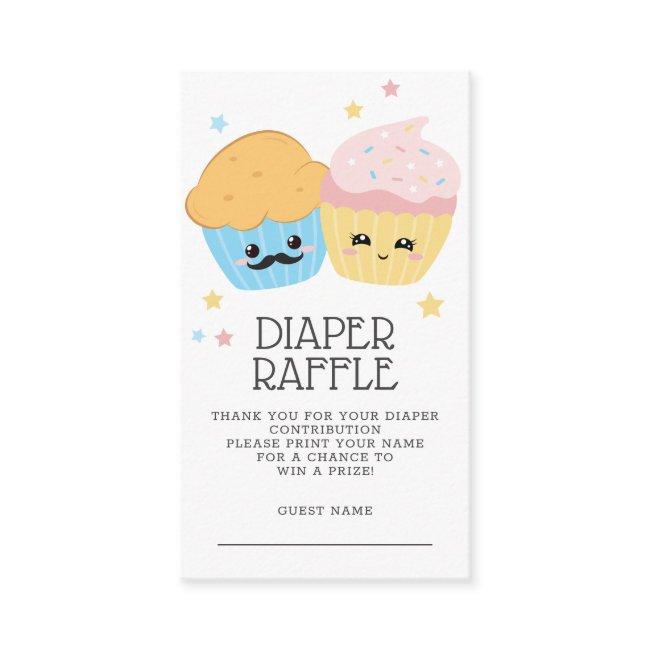 Cupcake Or Stud Muffin Enclosure Invitations