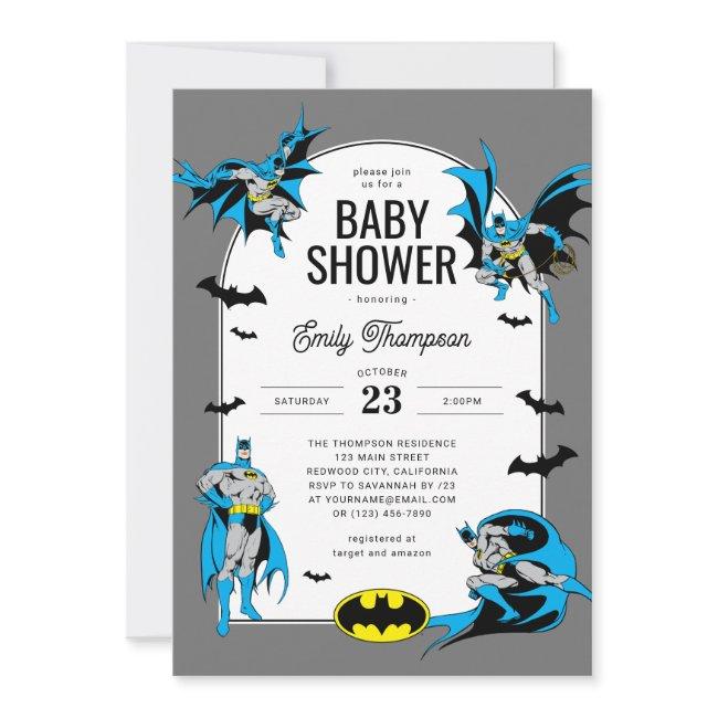 Custom Batman Baby Shower Invitation