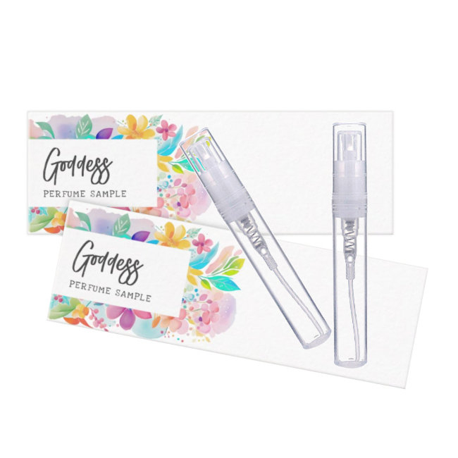Custom Colorful Perfume Tester Mini Business Invitations