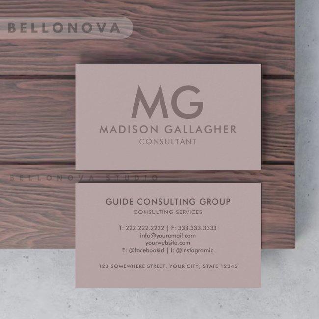 Custom Ivory Pink Purple Grey Professional Business Invitations