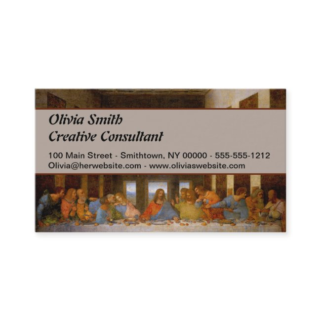 Da Vinci Last Supper Fine Art Classic Business Invitations