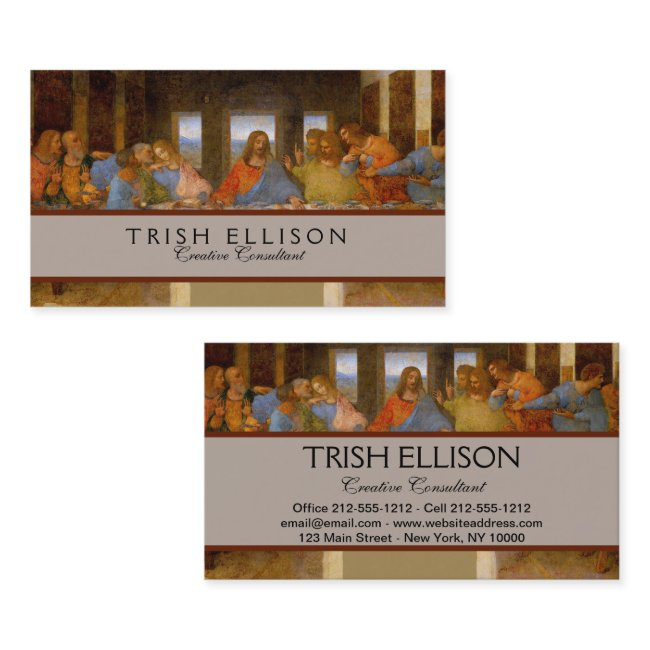 Da Vinci Last Supper Fine Art Classic Business Invitations