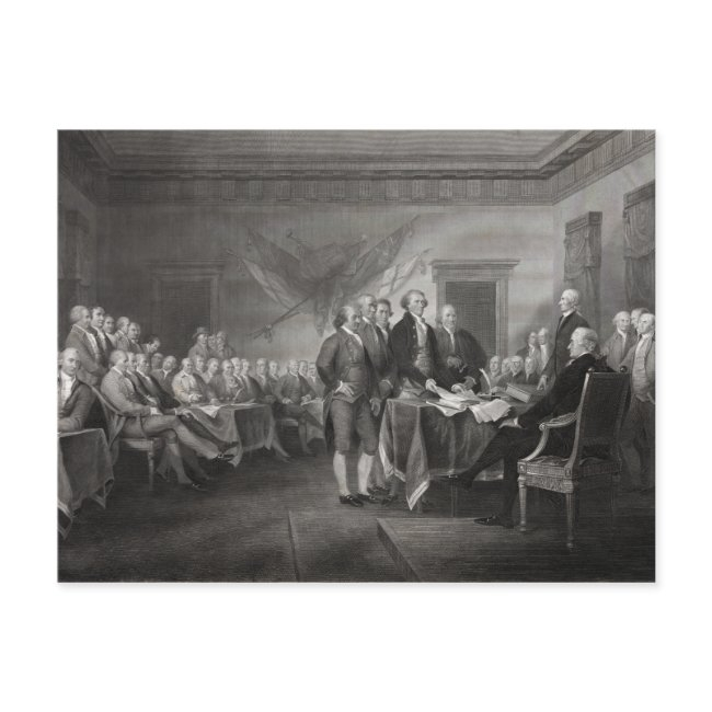 Declaration Of Independence Postinvitations