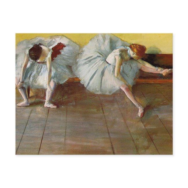Degas Two Ballet Dancers Invitations