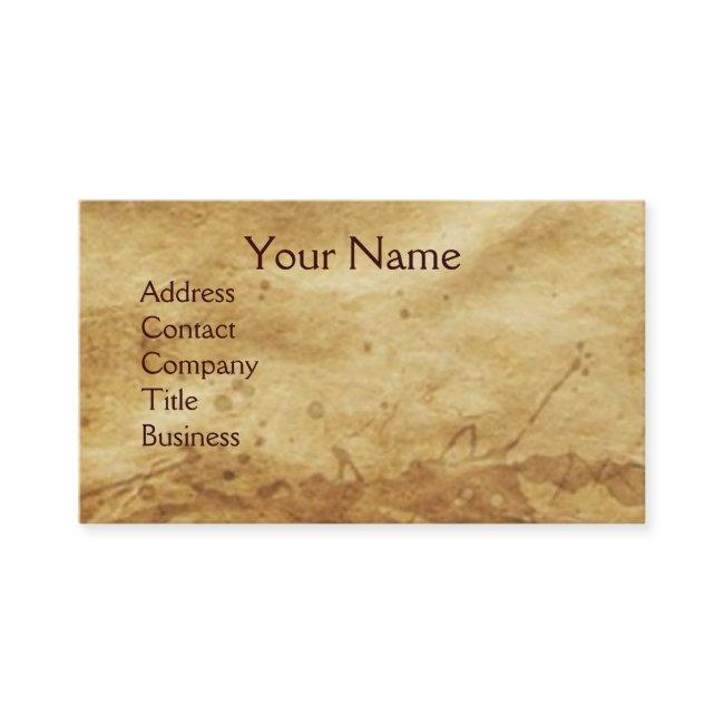 Dental Clinic ,dentist Monogram ,antique Parchment Business Invitations