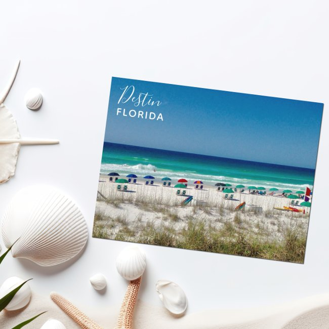 Destin Florida Beautiful Beach Photograph Postinvitations