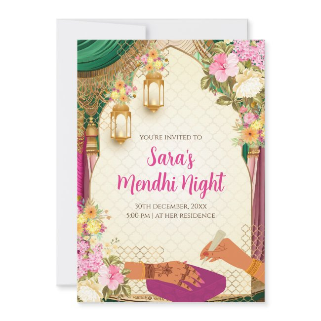 Dholki Invite & Mehndi Invitations Digital