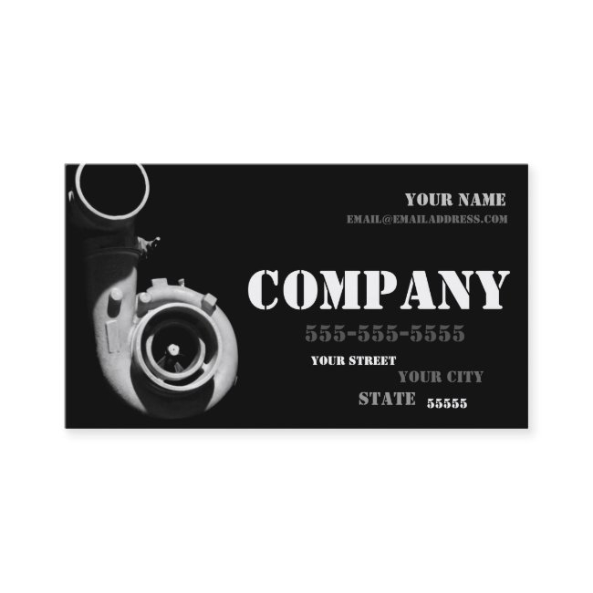 Diesel Turbo Business Invitations