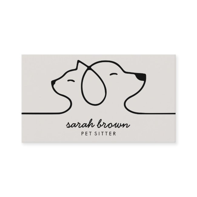 Dog Cat Boutique Pet Toy Store Business Invitations
