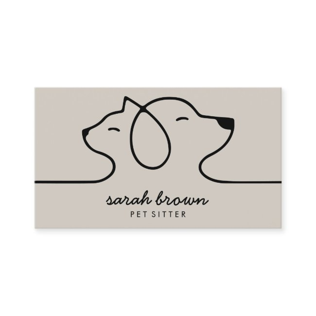 Dog Cat Pet Treats Bakery Business Invitations