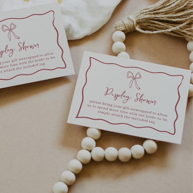 Dolce Vita Display Shower Enclosure Invitations