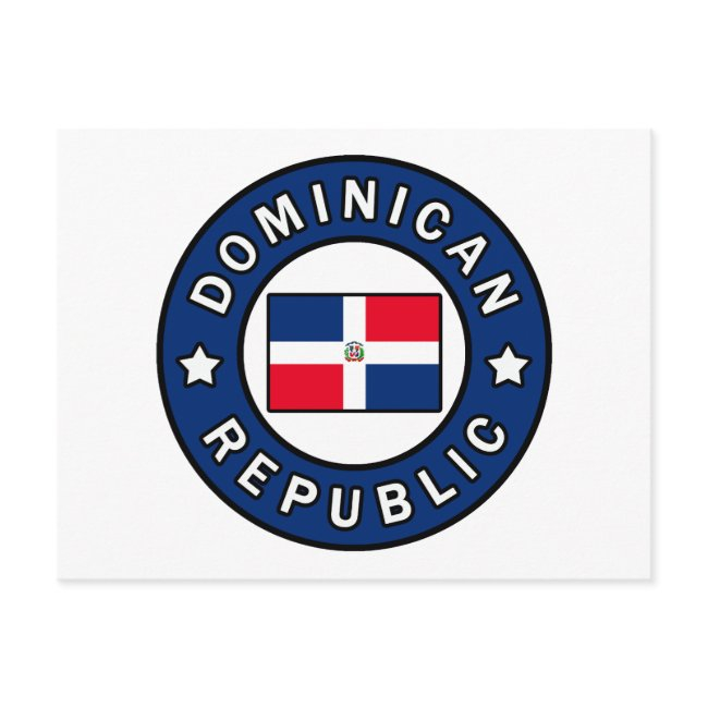 Dominican Republic Postinvitations