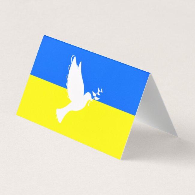 Dove Of Peace Ukraine Flag Invitations Freedom - Peace