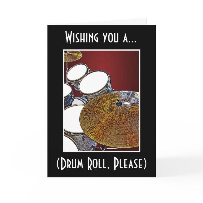 Drummer Birthday Invitations Musician Drums Drumming Rock