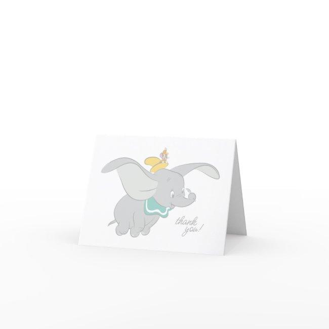 Dumbo 1st Birthday Thank You Invitations