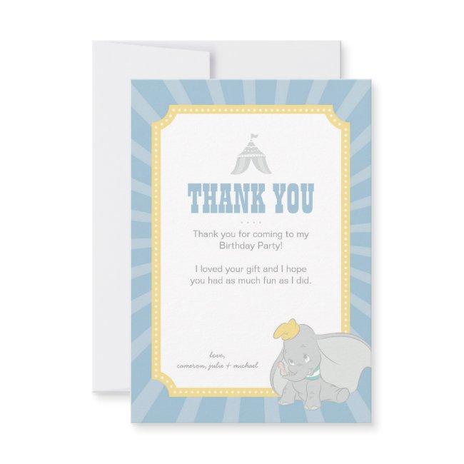 Dumbo | Come One, Come All - Bluethank You Invitation