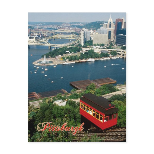 Duquesne Incline, Pittsburgh, Pennsylvania Postinvitations