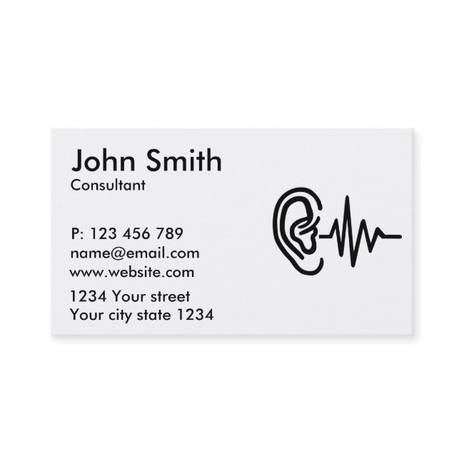 Ear Frequency Business Invitations
