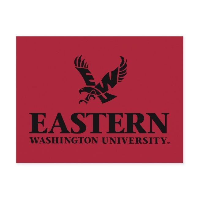 Eastern Washington University Logo Invitation Postinvitations