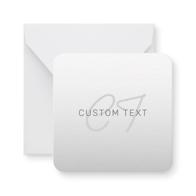 Editable Text For Business, Greeting Or Name Note Invitations