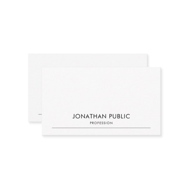 Elegant Modern Design Professional Smooth Plain Business Invitations