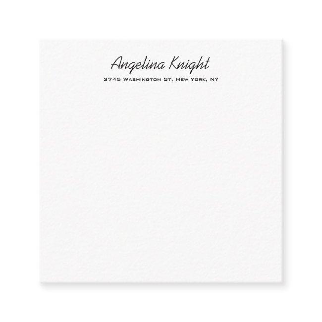 Elegant Stylish Trendy Unique Handwriting Script Enclosure Invitations