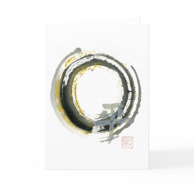 Enso With Pax, Sumi-e Invitations