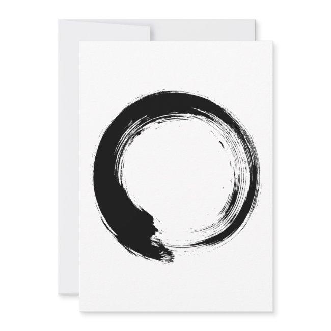Enso Zen Circle Advice Card