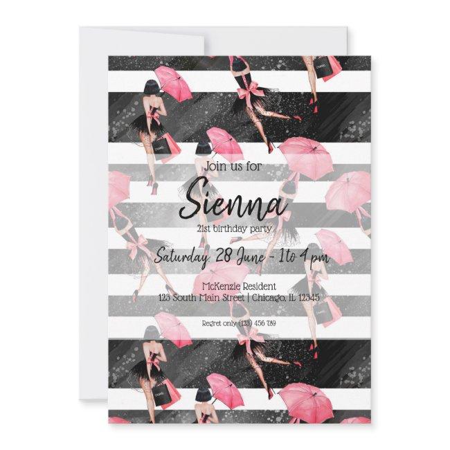 Fashion Girly Invitation