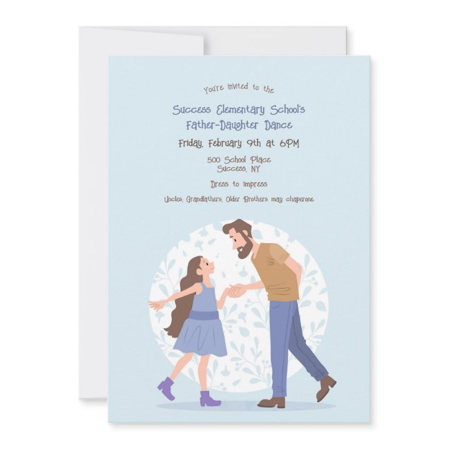 Father Daughter Dance Invitation