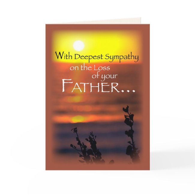 Father Sympathy Invitations