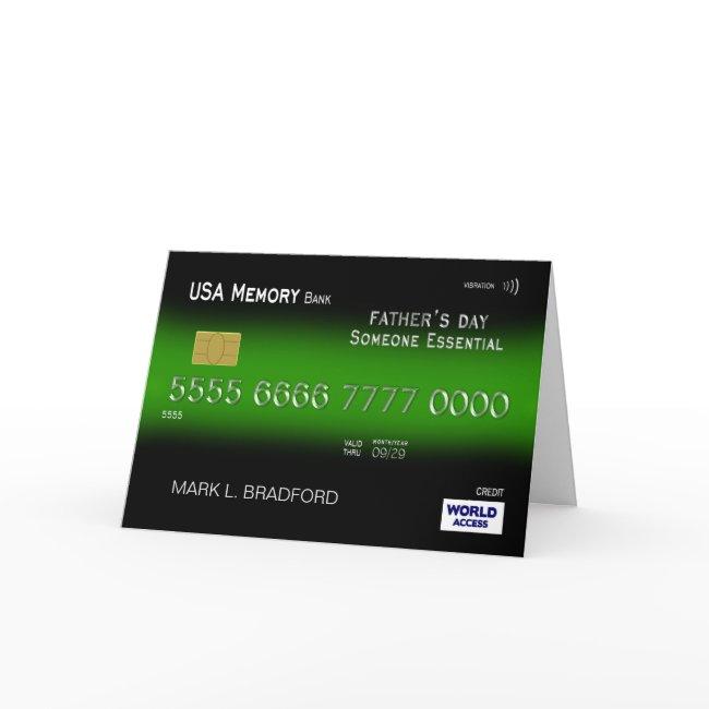 Father's Day, Someone Essential, Credit Invitations, Invitations