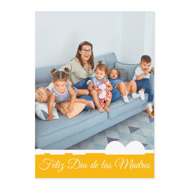 Feliz Dia De Las Madres Spanish Flat Greeting Invitations
