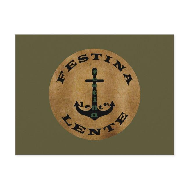 Festina Lente Postinvitations
