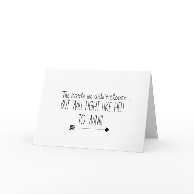 Fight Like Hell ~ Cancer Invitations