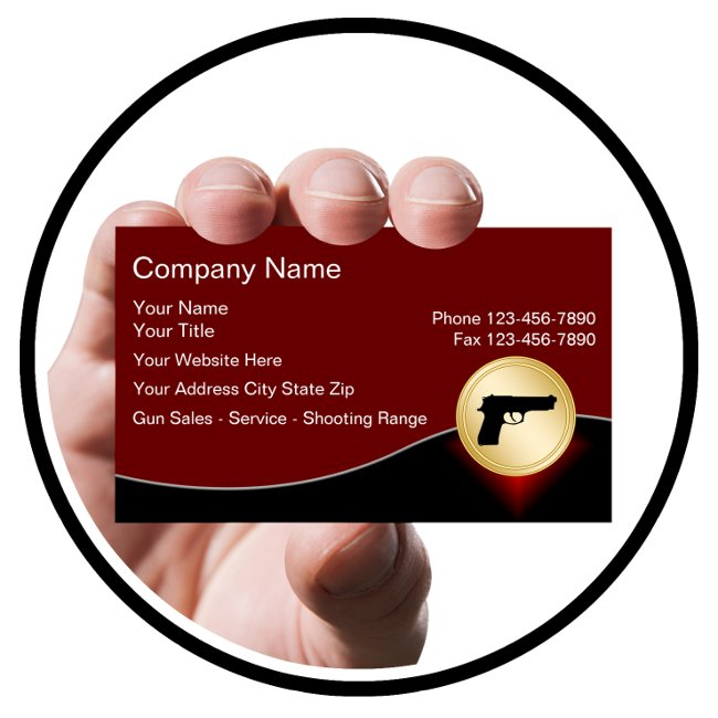 Firearms Business Invitations
