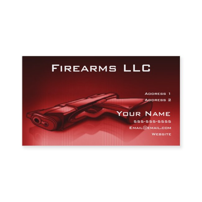 Firearms Dealer Business Invitations