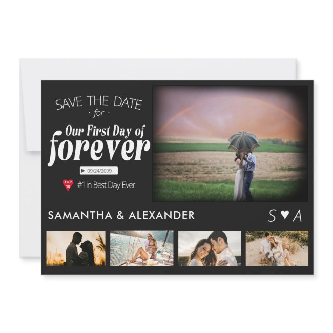 First Day Of Forever Movie Poster 5 Photo Wedding Save The Date