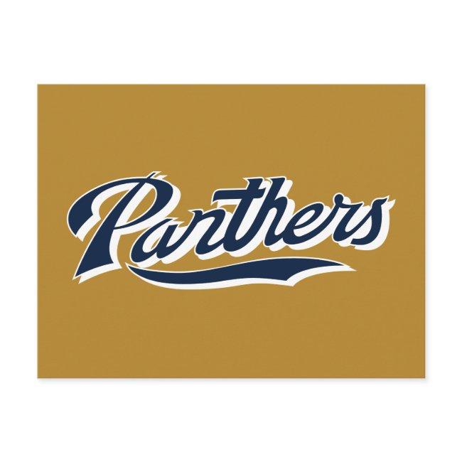 Fiu Panthers Script Invitation Postinvitations
