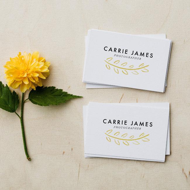 Flourished + Minimal Business Invitations