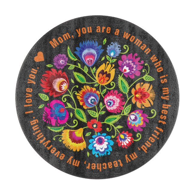 For Mother Polish Folklore Composition Cutting Board
