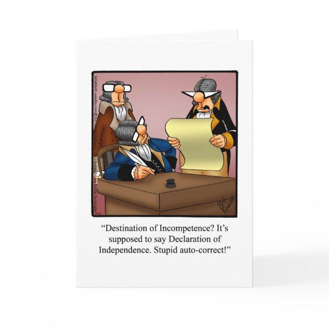 Fourth Of July Humor Greeting Invitations "spectickles"