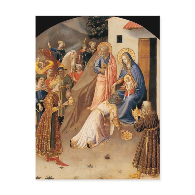 Fra Angelico- Adoration Of The Magi Postinvitations