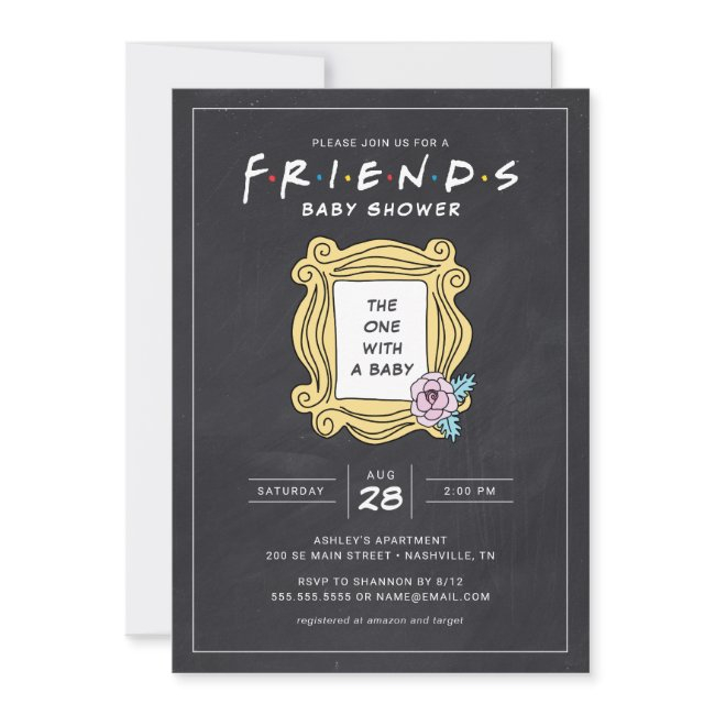 Friends™ | The One With The Chalkboard Baby Shower Invitation