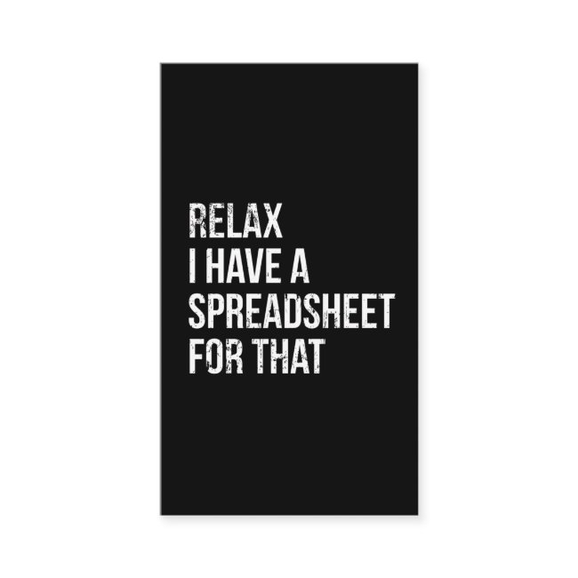 Funny Accountant Spreadsheet Joke Accounting Business Invitations