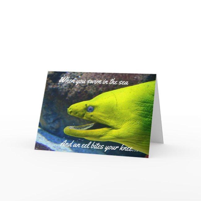 Funny Amore (a Moray) Valentine Holiday Invitations