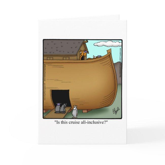Funny Bon Voyage Humor Greeting Invitations