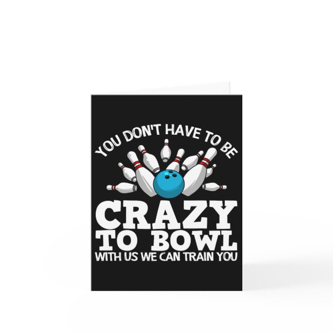 Funny Bowling Design For Men Women Kids Bowler Bow Invitations