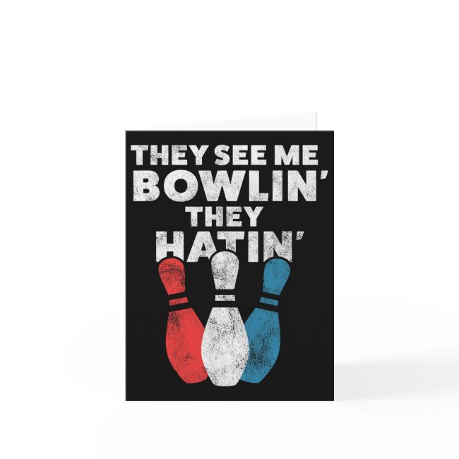 Funny Bowling Gift For Men Women Or Dad Invitations